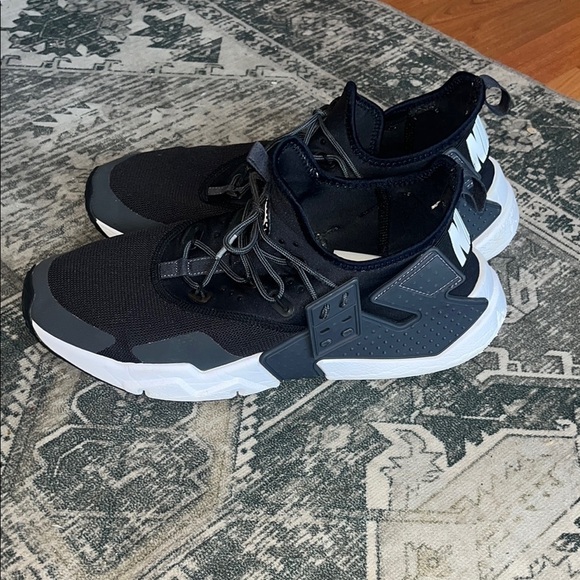 Nike Men\'s Air Huarache Drift \'Anthracite\' Black and Gray Athletic Shoes size 13 main image 4